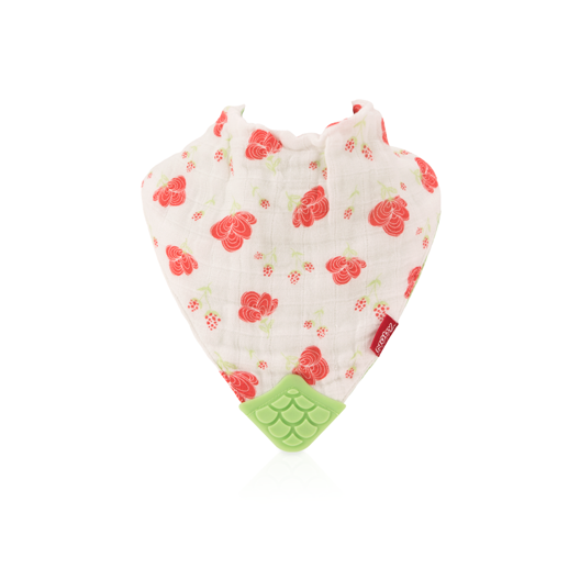 100% Natural Cotton Muslin Teething Bib