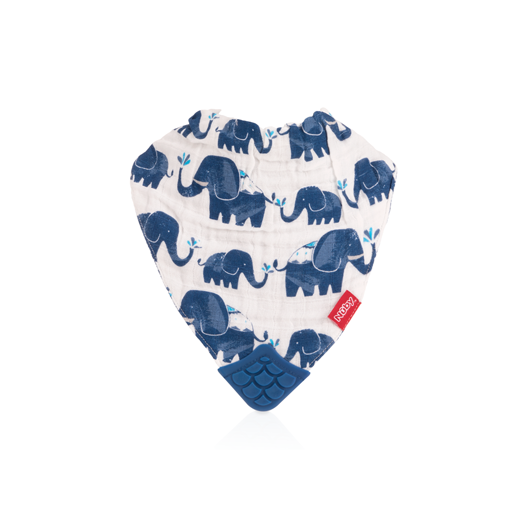 100% Natural Cotton Muslin Teething Bib