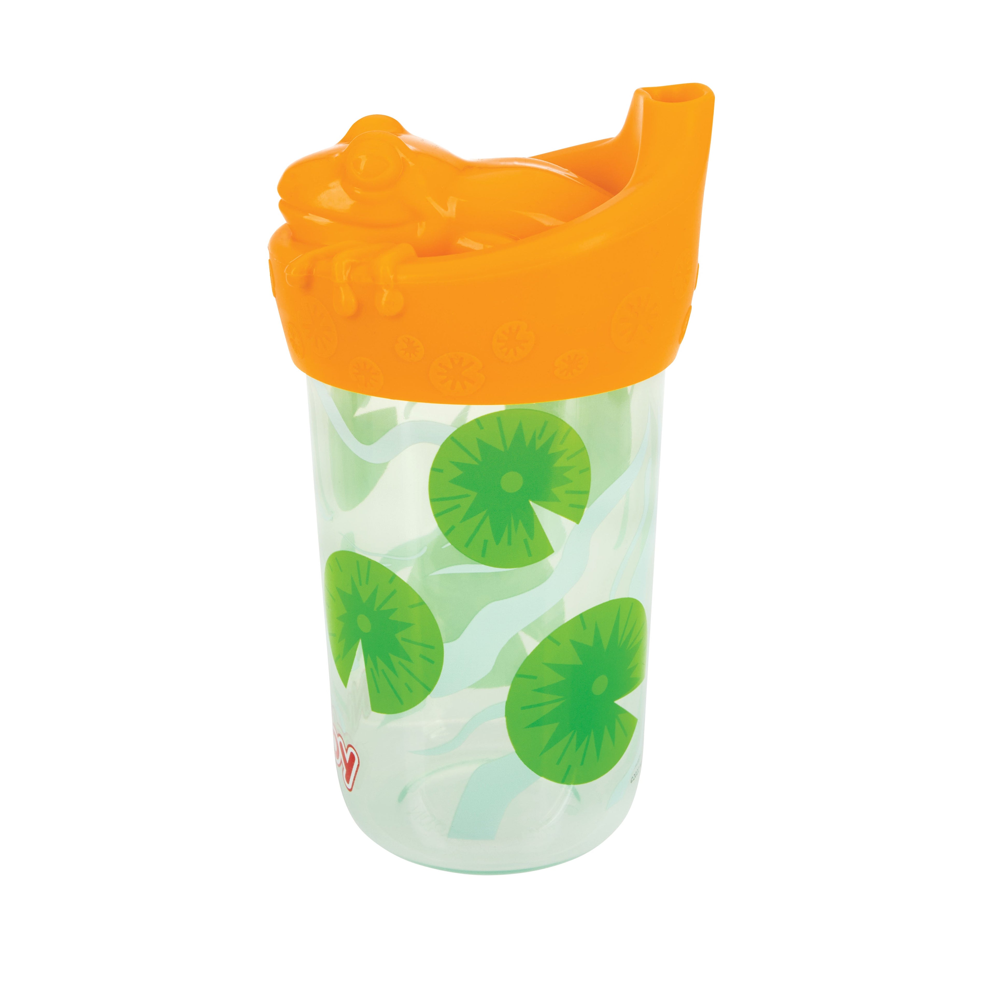 3D Character Soft Spout Sippy Cup | Orange Frog