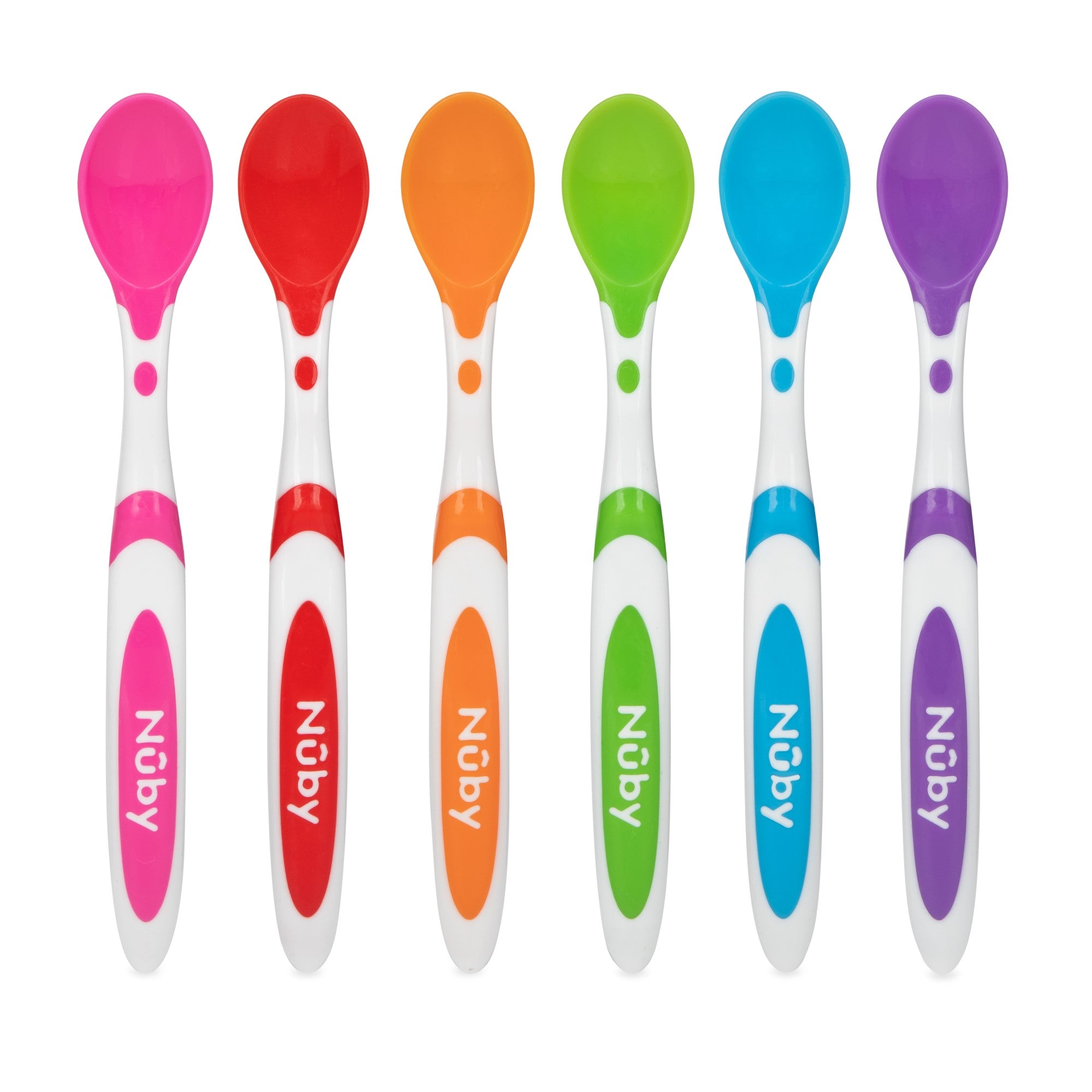 Long Handle Weaning Spoons (6 Pack)