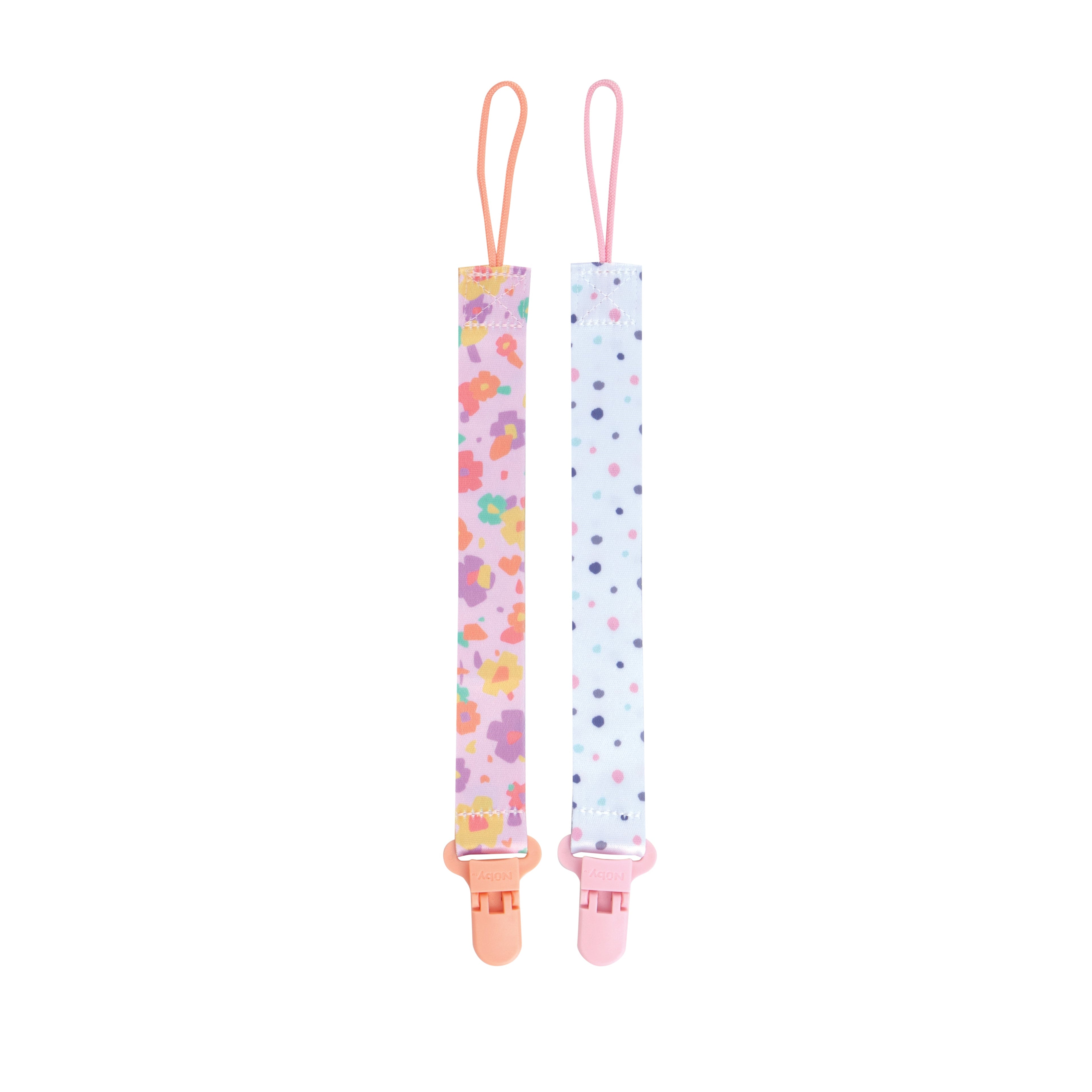 Cloth Pacifier Clip (2 Pack)