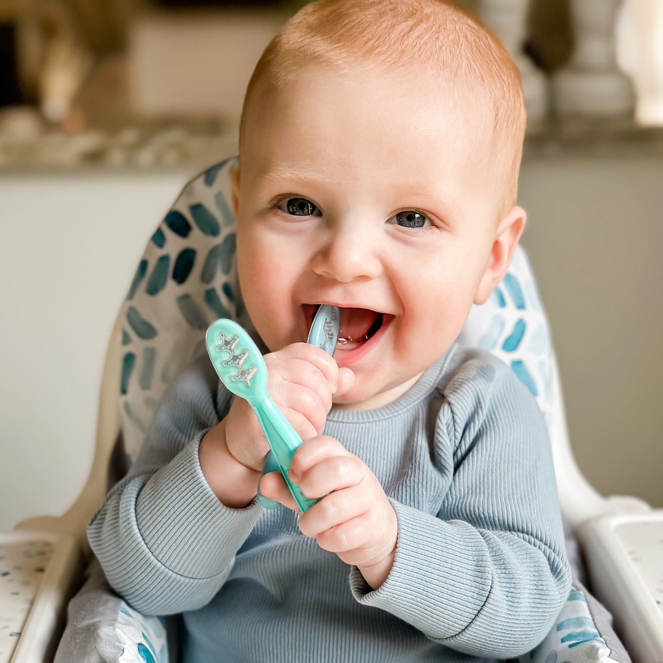 Baby's First Spoons | Pink, Aqua, & Purple