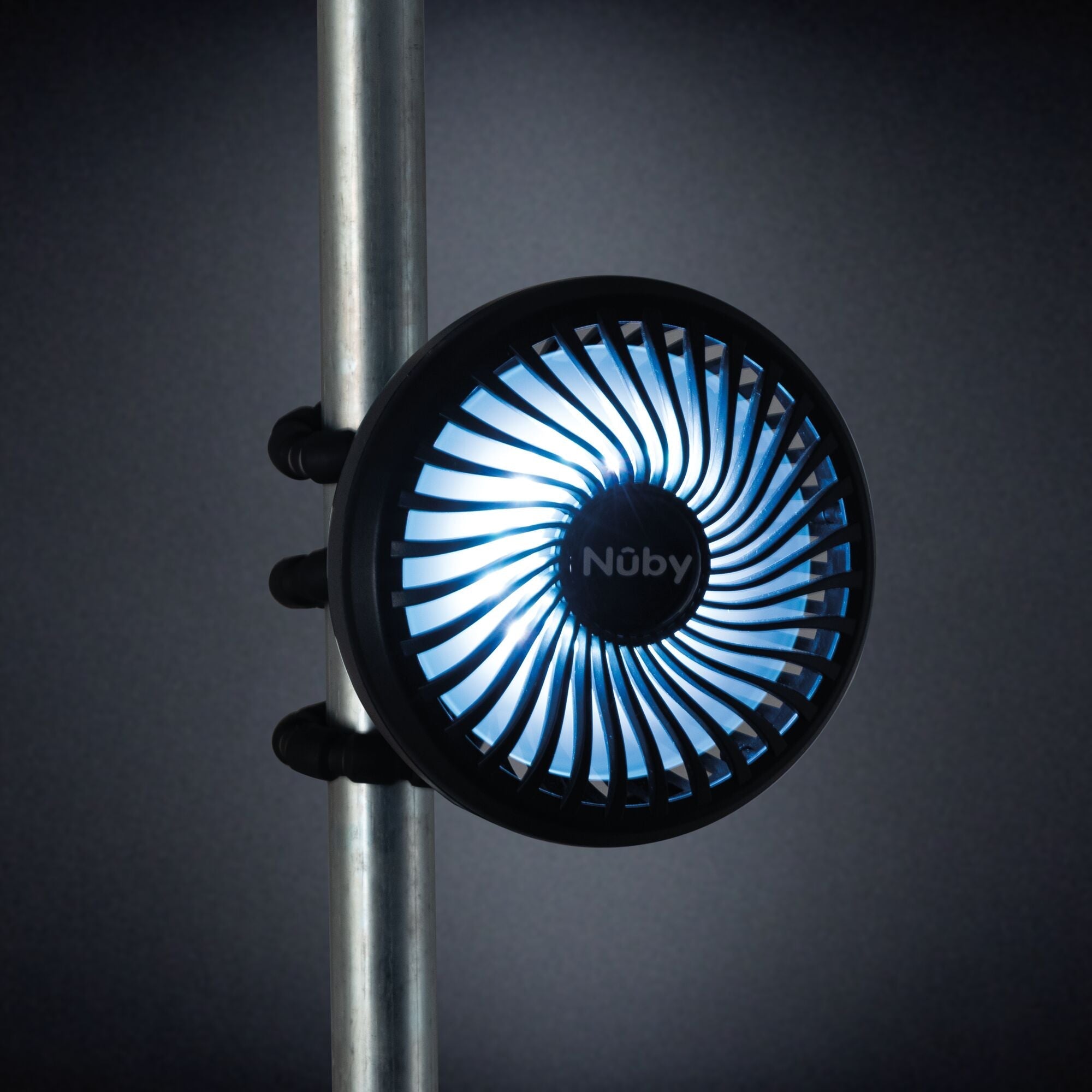 Large LED Stroller Fan | Blue