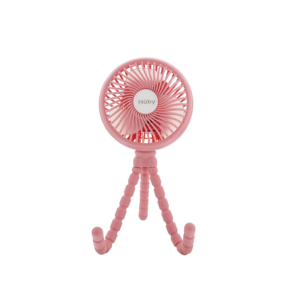 Large LED Stroller Fan | Pink